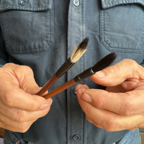 William B Hoyt hands. photograph © Sue Schlabach