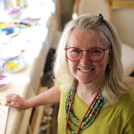 Shirley Novak in her Colorado Studio. Photograph © Sue Schlabach