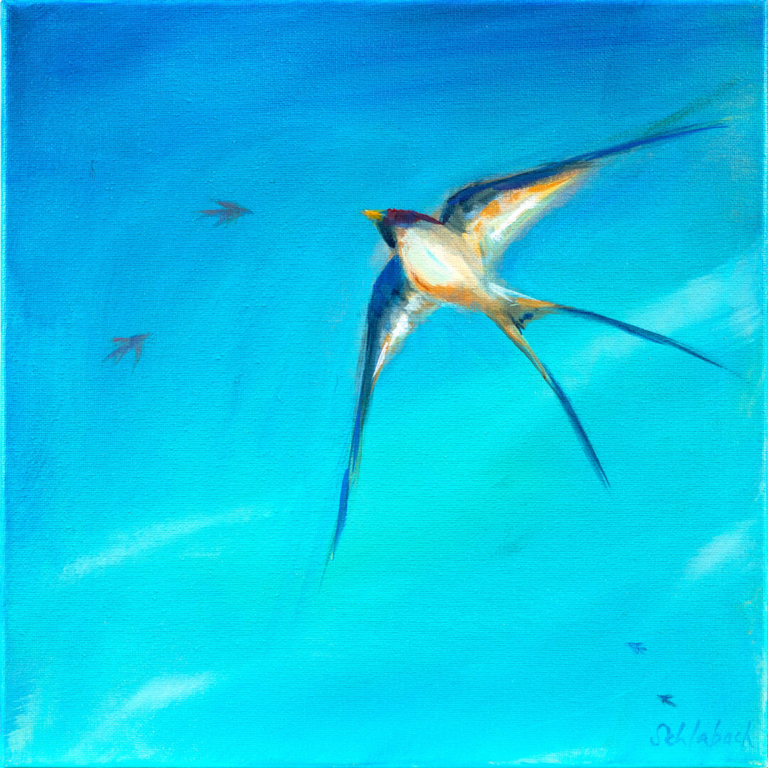 Threading the Blue II © Sue Schlabach